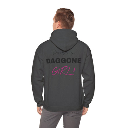 Dusty's a Daggone Girl! Unisex Heavy Blend™ Hooded Sweatshirt